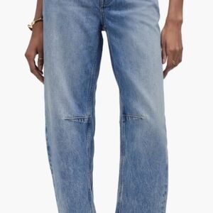 Madewell Light Blue Boyfriend Jeans with Knee Detail
